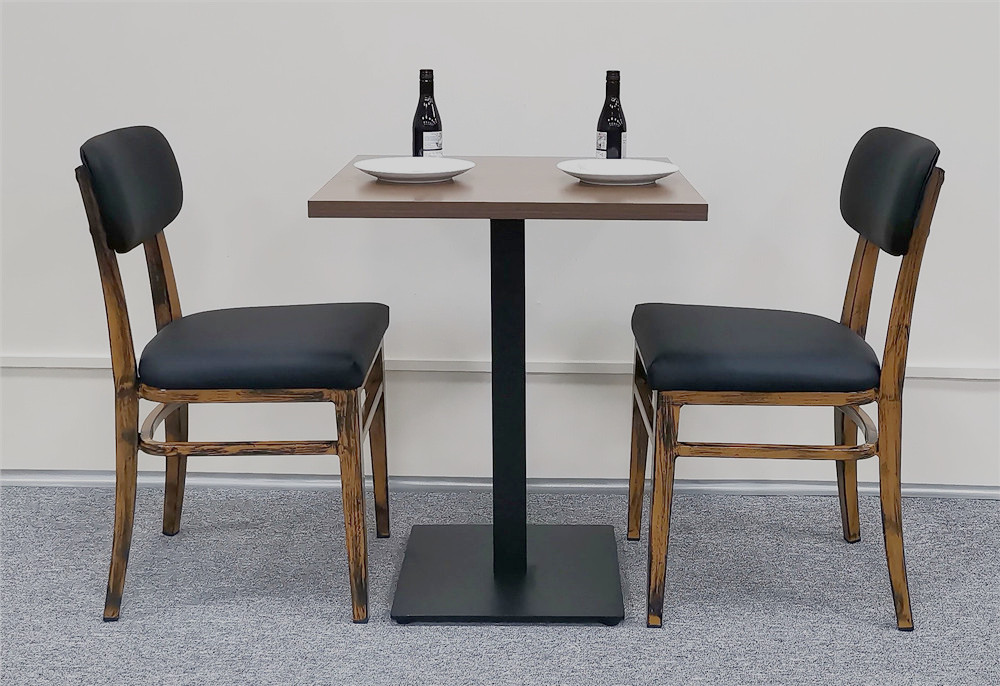 Restaurant chair with cushion seat
